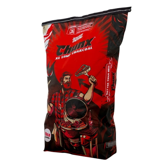Jealous Devil Chunx XL - 20 lbs All Natural Hardwood Lump Charcoal, High Heat, Long Burn, Low Ash