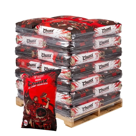 Jealous Devil 100 Percent Natural Hardwood Wood Lump Grill Charcoal, 35 lbs, 25 Pack