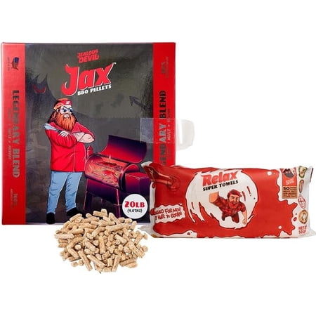 Jealous Devil Jax Pellets 20 Lbs, Relax Super Wipes