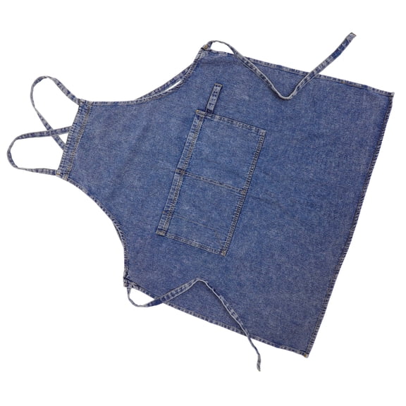 Jean Apron Cross Back Aprons For Women Multifunctional Cooking Bib Waterproof Waistline Washable Denim Women's Work