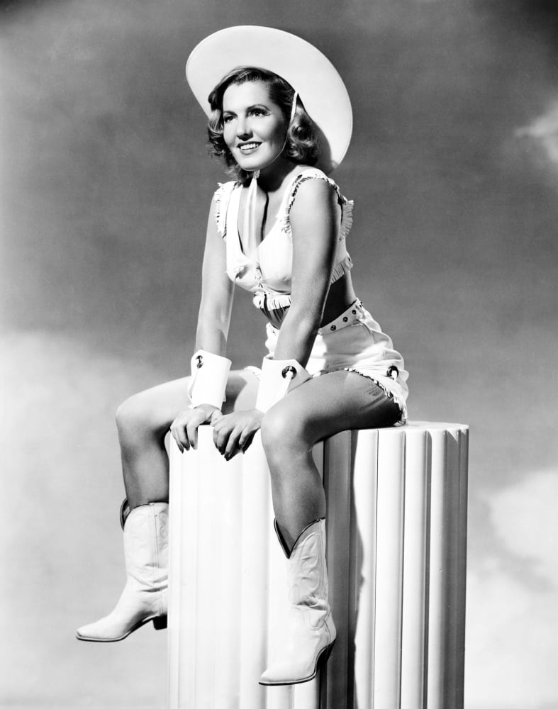 Jean Arthur Canvas Art - (16 x 20)