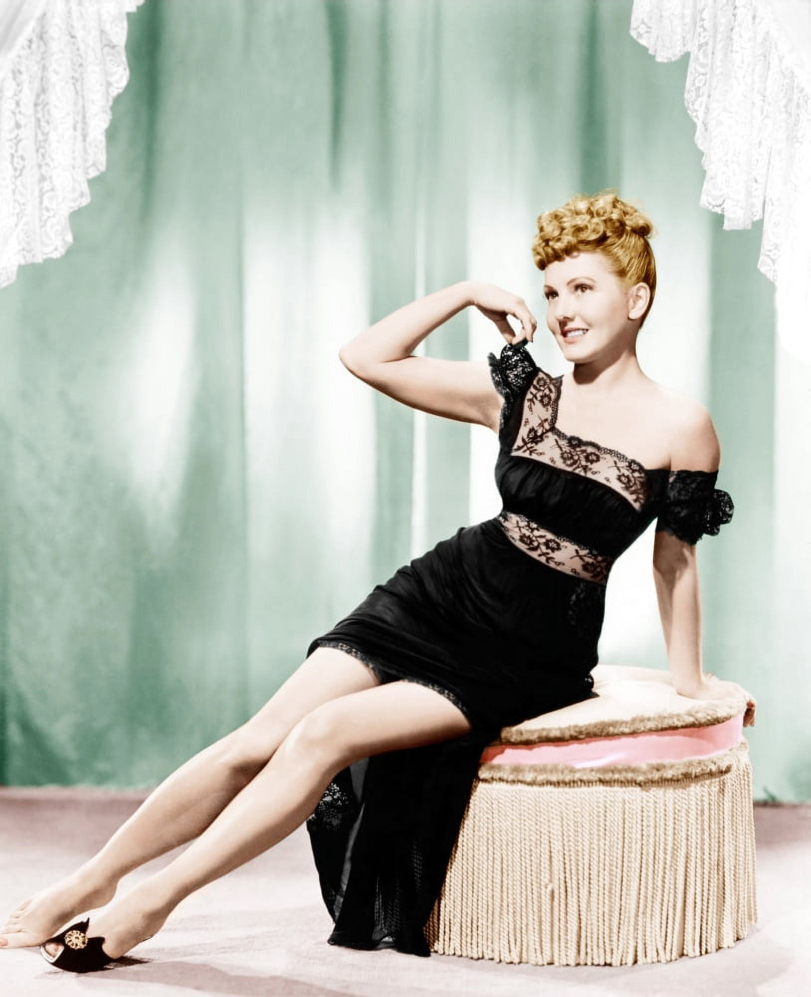 Jean Arthur Canvas Art - (16 x 20)