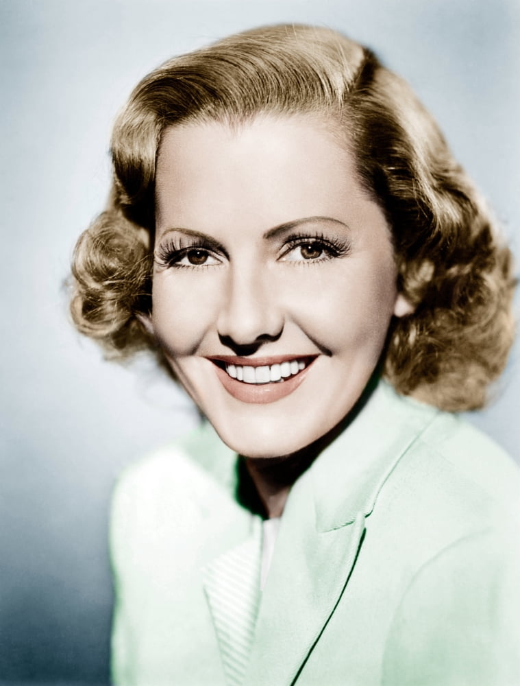 Jean Arthur Canvas Art - (16 x 20)