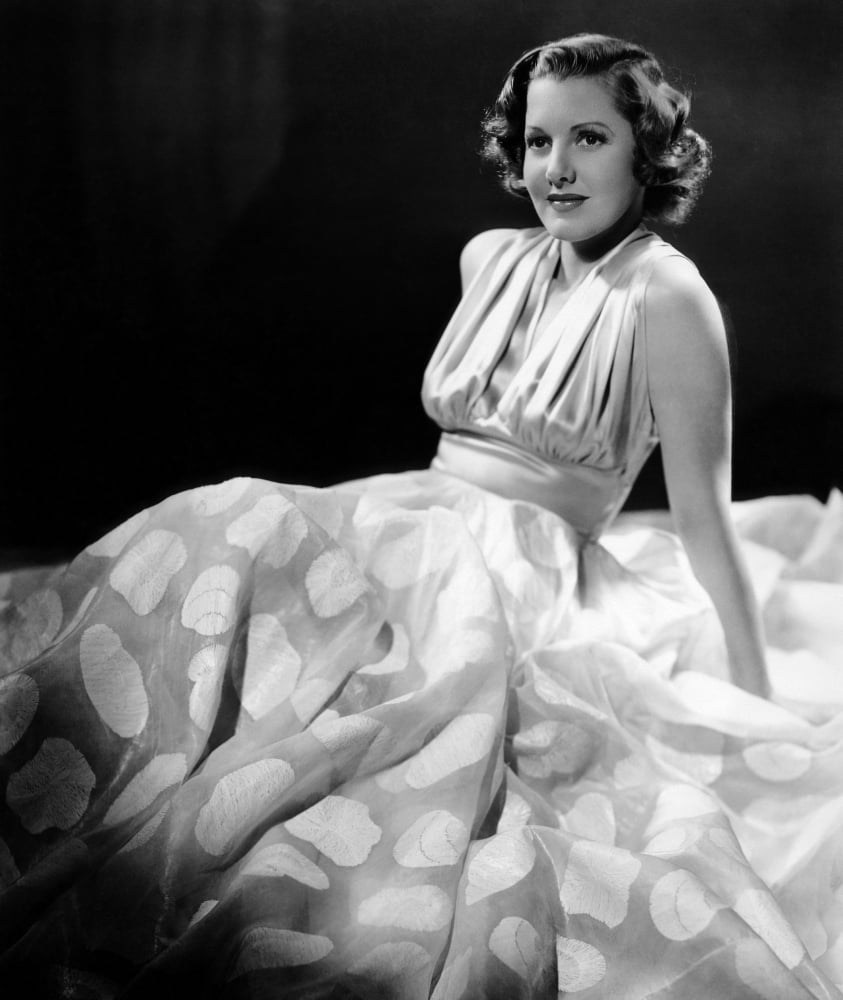 Jean Arthur Canvas Art - (16 x 20)