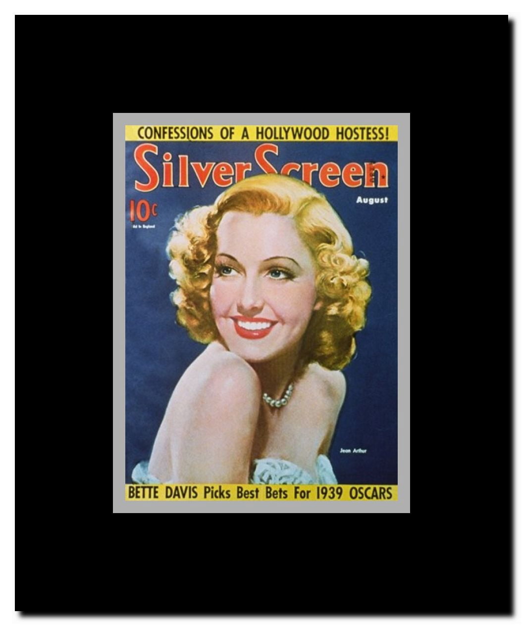 Jean Arthur Framed Movie Poster