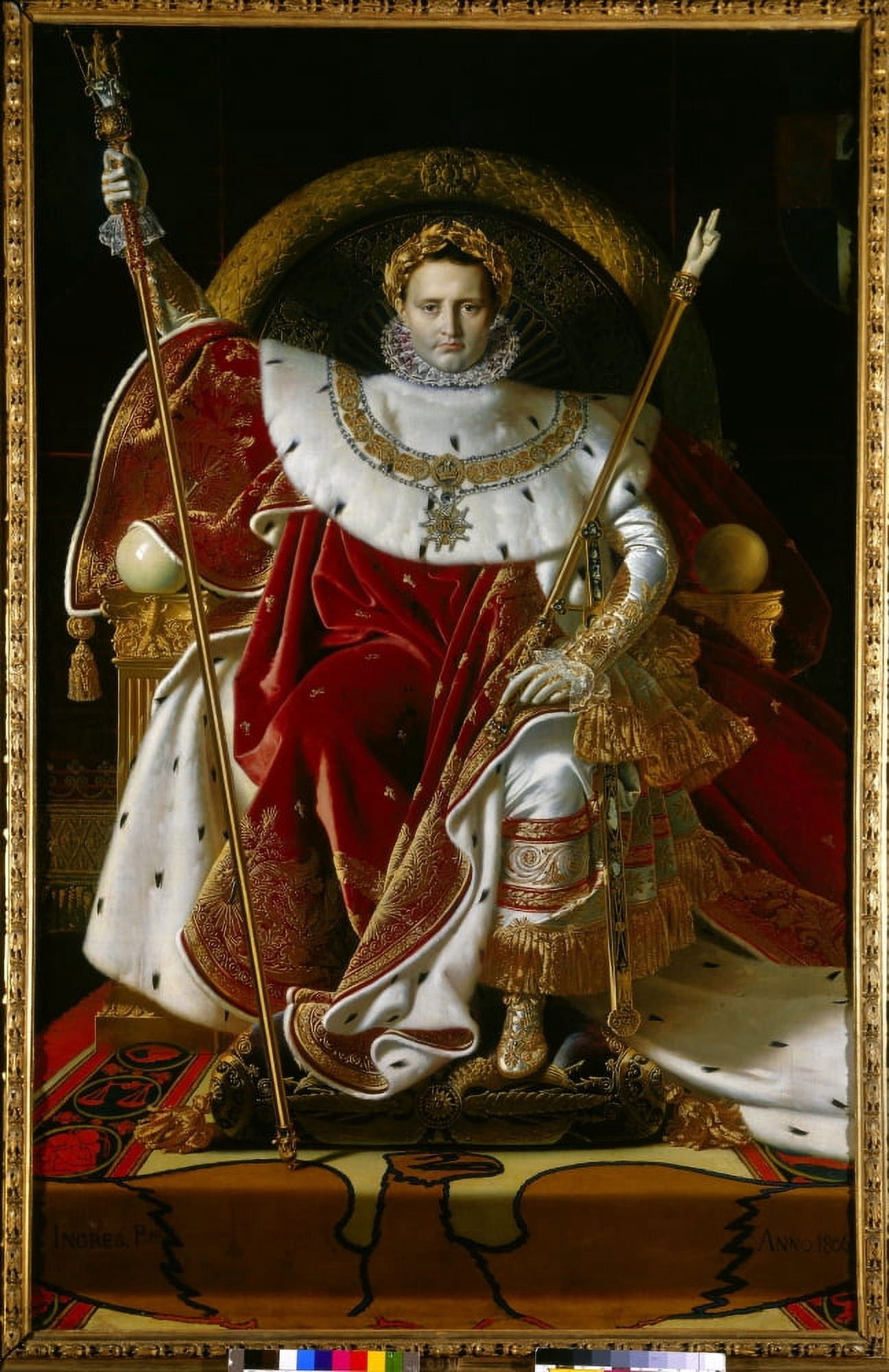 Jean Auguste Dominique Ingres (1780-1867) French School Canvas Art - (18 x 24)