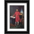 thumbnail image 1 of Jean Auguste Dominique Ingres 2x Matted 18x24 Black Ornate Framed Art Print 'Bonaparte as First Consul', 1 of 2
