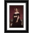 thumbnail image 1 of Jean Auguste Dominique Ingres 2x Matted 20x24 Black Ornate Framed Art Print 'Portrait of Madame Moitessier Standing', 1 of 2