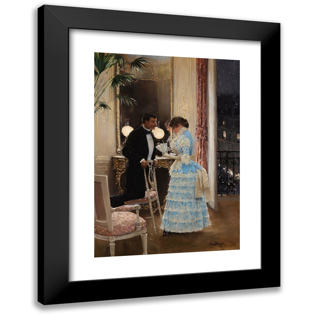 Jean B Raud X Black Modern Framed Museum Art Print Titled The Conversation Walmart Com