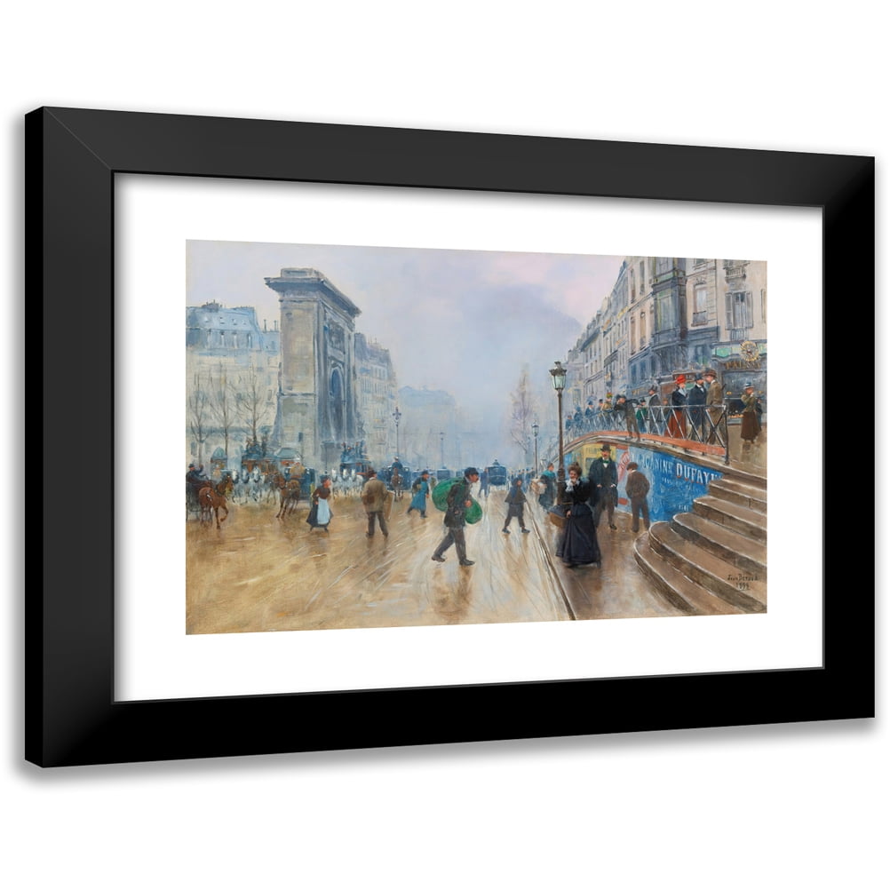 Jean Beraud、Le boulevard Saint-Denis a Jean Béraud | Le boulevard Saint-Denis à Paris | MutualArt