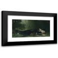 thumbnail image 1 of Jean-Baptiste Bertrand 18x11 Black Modern Framed Museum Art Print Titled - Ophelia (1872), 1 of 5