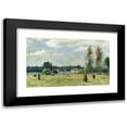 thumbnail image 1 of Jean-Baptiste-Camille Corot 18x12 Black Modern Framed Museum Art Print Titled - Faners in Ville D'Avray, 1 of 5