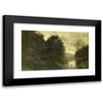 thumbnail image 1 of Jean-Baptiste-Camille Corot 18x12 Black Modern Framed Museum Art Print Titled - Pond in the Woods (1840 - 1875), 1 of 5