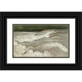thumbnail image 1 of Jean-Baptiste-Camille Corot 18x12 Black Ornate Wood Framed Double Matted Museum Art Print Titled - The Velino; La Sortie Du Lac De Papigno, 1 of 5