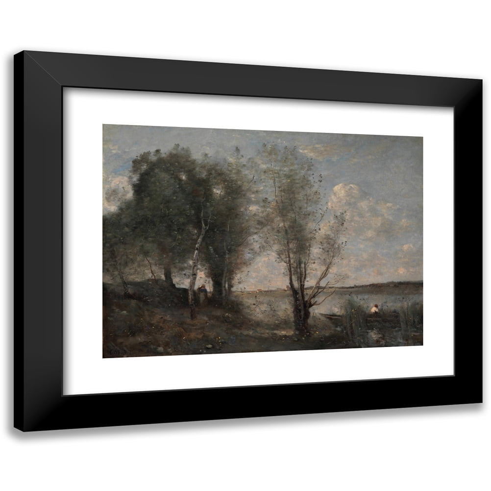 Jean-Baptiste-Camille Corot 18x14 Black Modern Framed Museum Art Print ...