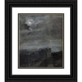 thumbnail image 1 of Jean-Baptiste Carpeaux 20x24 Black Ornate Framed Double Matted Museum Art Print Titled: Twilight, Moon Effect (1850-1875), 1 of 5