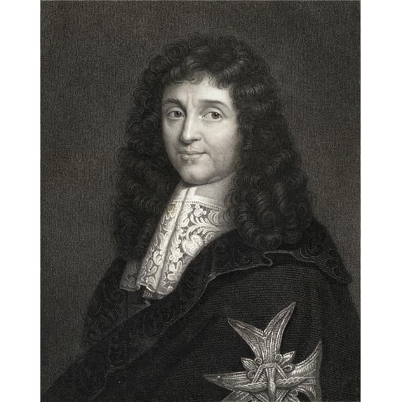 Jean Baptiste Colbert 1619-1683 Controller General of Finance From 1665 Poster Print - 26 x 34