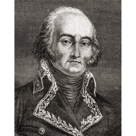 Jean-Baptiste Cyrus De Timbrune De Thiembronne Comte De Valence 1757 ___ 1822. Commander Of French Troops During The French Revolutionary