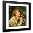 thumbnail image 1 of Jean-Baptiste Greuze 15x18 Black Modern Framed Museum Art Print Titled - The Souvenir (1787 - 1789), 1 of 5