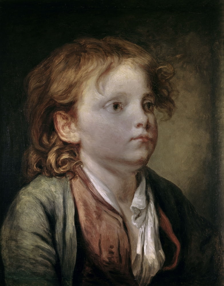 Jean-Baptiste Greuze (1725-1805) French School Canvas Art - (18 x 24)