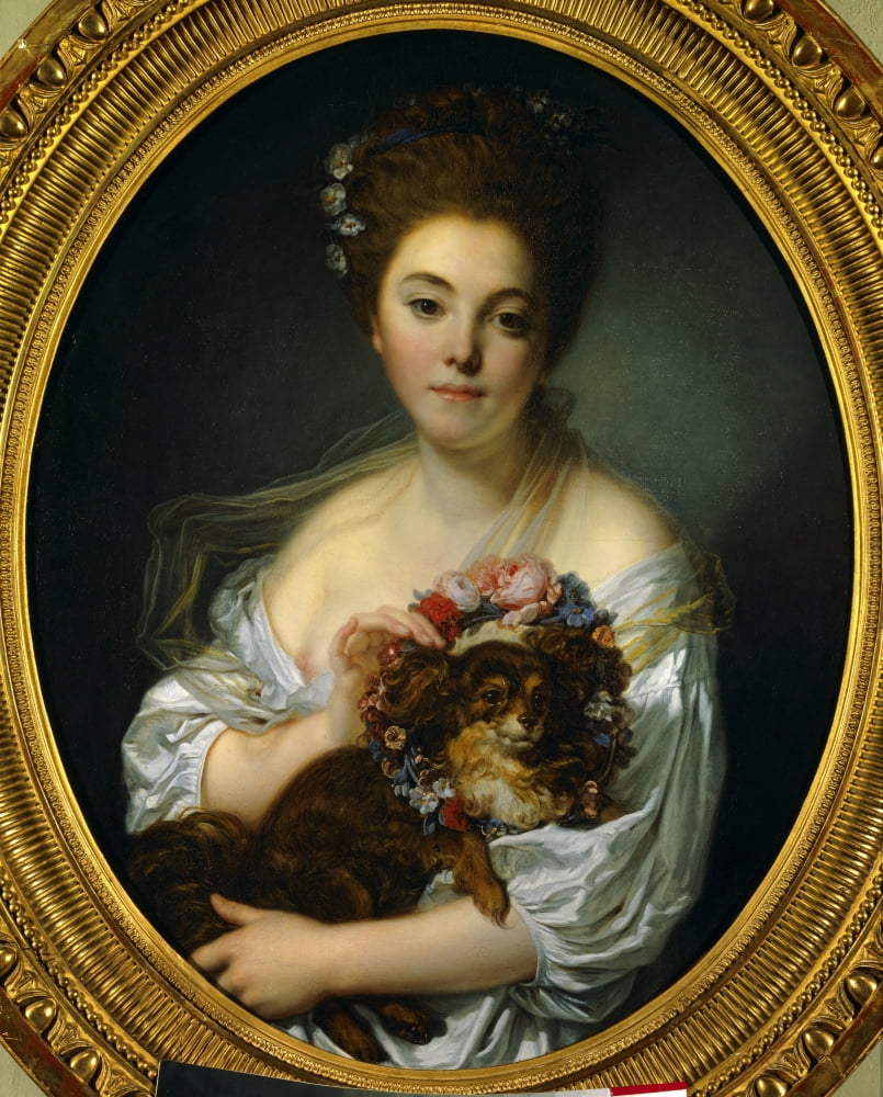 Jean-Baptiste Greuze (1725-1805) French School Canvas Art - (18 x 24)