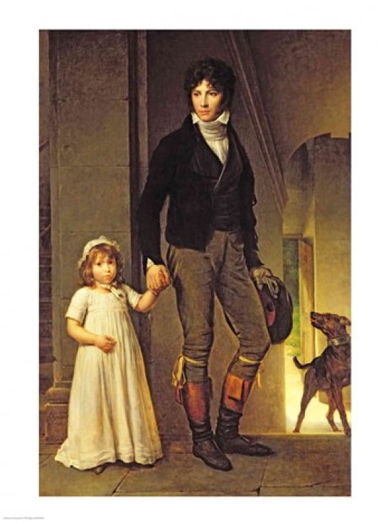 Jean-Baptiste Isabey Canvas Art - Francois Gerard (18 x 24)