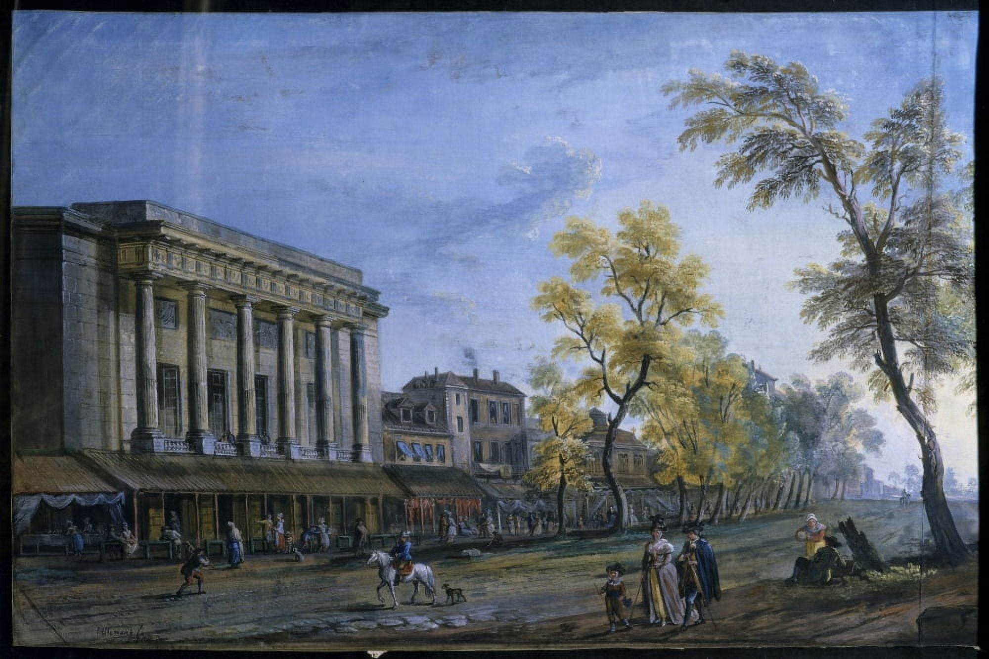 Jean Baptiste Lallemand (1710-1803) French School Canvas Art - (36 x 24)