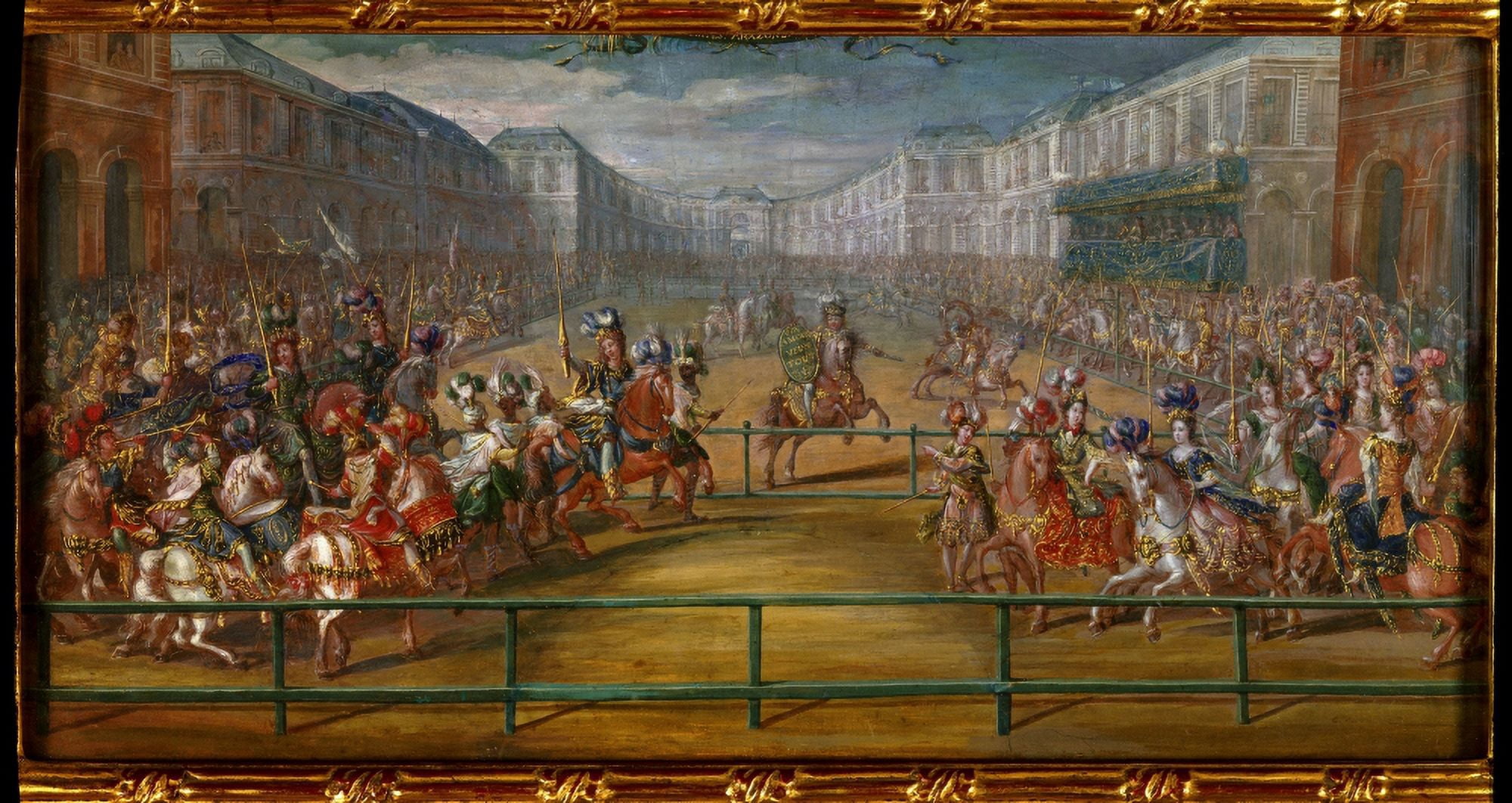 Jean Baptiste Martin (1659-1735) French School Canvas Art - (36 x 24)