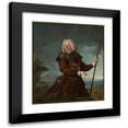 thumbnail image 1 of Jean-Baptiste Oudry 12x14 Black Modern Framed Museum Art Print Titled - Portrait of a Pilgrim (1730), 1 of 5