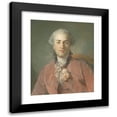 thumbnail image 1 of Jean-Baptiste Perronneau 20x24 Black Modern Framed Museum Art Print Titled - Olivier Journu (1724-1783) (1756), 1 of 5