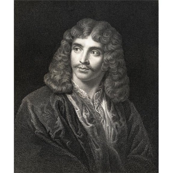 Jean Baptiste Poquelin Moliere 1622-1673. French Comic Playwright And Actor. From The Book _Gallery Of Portraits  Publis