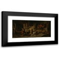thumbnail image 1 of Jean-Baptiste Regnault 14x9 Black Modern Framed Museum Art Print Titled - Aeneas Offering Presents to King Latinus and Asking Him for the Hand of His Daughter (1778), 1 of 5