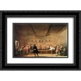 thumbnail image 1 of Jean Baptiste Simeon Chardin 2x Matted 24x20 Black Ornate Framed Art Print 'The Game of Billiards', 1 of 2