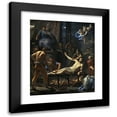 thumbnail image 1 of Jean-Baptiste de Champaigne 12x14 Black Modern Framed Museum Art Print Titled - The Martyrdom of Saint Lawrence (C. 1660), 1 of 5