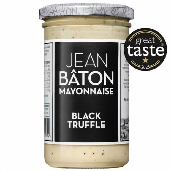 Jean Baton Mayonnaise Black Truffle 245ml, British Import (Pack of 2)