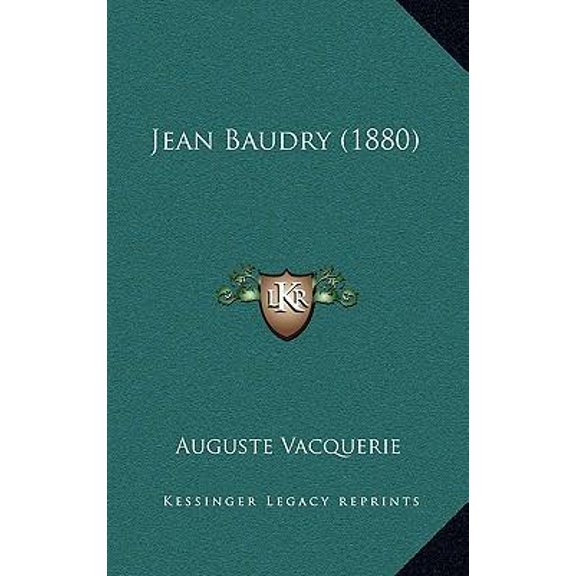 Jean Baudry (1880) Paperback