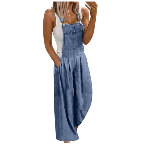 Jean Bell Bottom Pants for Women High Waist Women Jean Jumper Pants Pants Women's Bib Denim Pants Rompers Bib Jumpsuits Long Fashion Women's Jeans New Boyfriend
