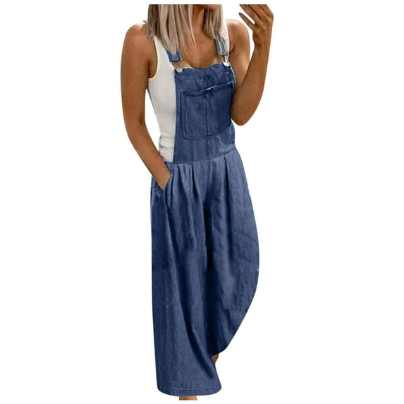 Jean Bell Bottom Pants for Women High Waist Women Jean Jumper Pants Pants Women's Bib Denim Pants Rompers Bib Jumpsuits Long Fashion Women's Jeans New Boyfriend