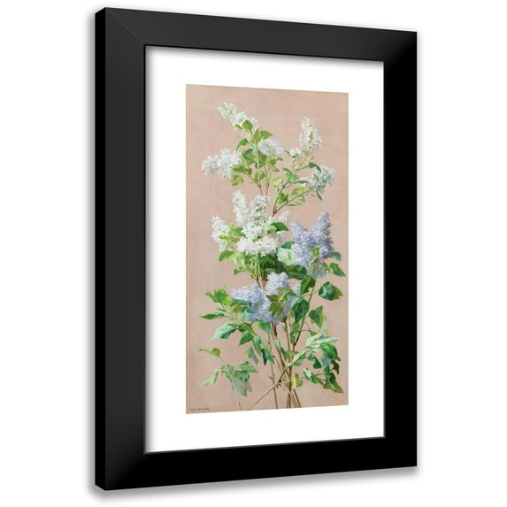 Jean Benner 13x24 Black Modern Framed Museum Art Print Titled - Still Life with Flowers