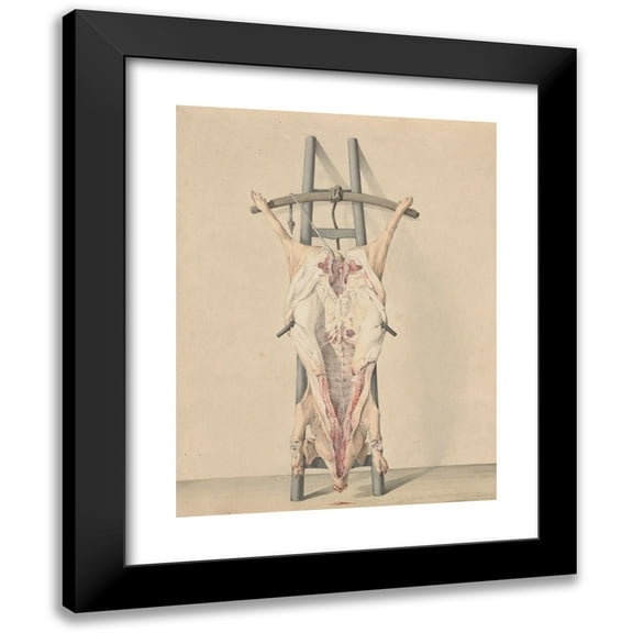 Jean Bernard 12x14 Black Modern Framed Museum Art Print Titled - Gender Pig (1796)