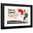 thumbnail image 1 of Jean Bonnerot 24x19 Black Modern Framed Museum Art Print Titled - Hero Land! (1917), 1 of 5