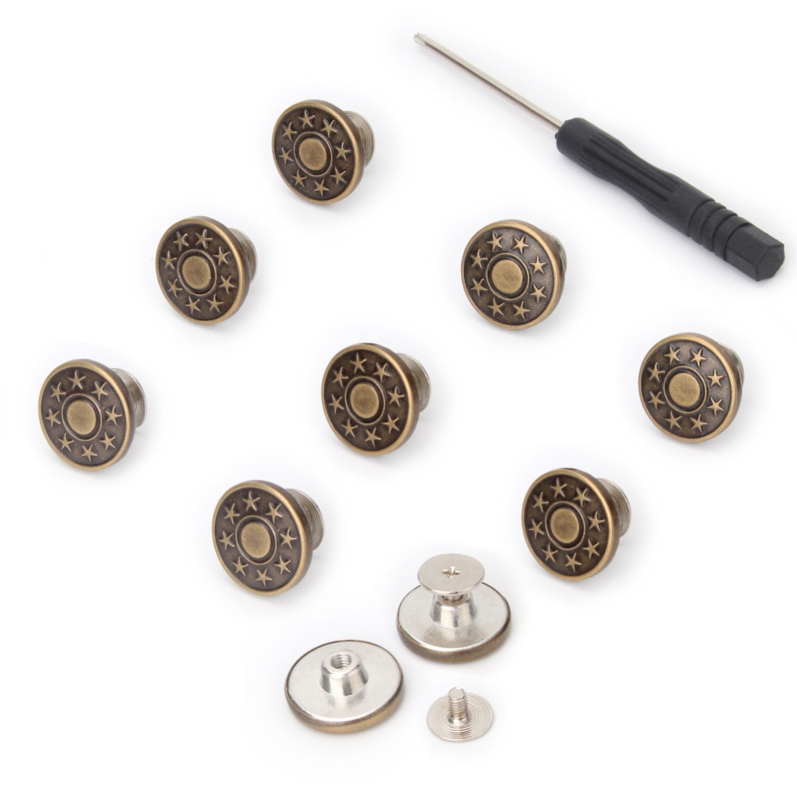 Metal Bachelor Suspender Buttons With Nail Kits Replacement Instant  Suspenders For Clothes From Lianzi666321, $9.02