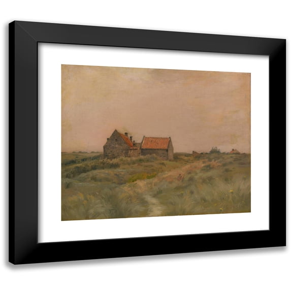 Jean Charles Cazin 14x12 Black Modern Framed Museum Art Print Titled - October Day (1890-93)