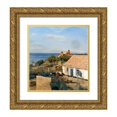 thumbnail image 1 of Jean Charles Cazin 20x21 Gold Ornate Framed and Double Matted Museum Art Print Titled - French Landscape, 1 of 4
