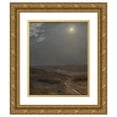 thumbnail image 1 of Jean Charles Cazin 20x24 Gold Ornate Framed and Double Matted Museum Art Print Titled - Moonlight Landscape, 1 of 4