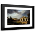 thumbnail image 1 of Jean-Charles Joseph Rémond 24x18 Black Modern Framed Museum Art Print Titled - The Bagatelle Pavilion, Current Bois De Boulogne, Current 16th Arrondissement (1826), 1 of 5