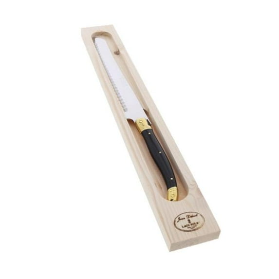 Jean Dubost JD97117.BBR Bread Knife - Black & Brass