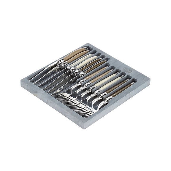 Jean Dubost Laguiole 12pc Flatware Set