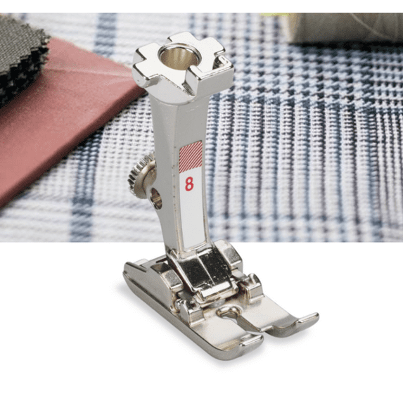 Jean Foot #8 #0084537300 Straight Stitch Foot For Bernina New Style Sewing Machines
