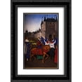 thumbnail image 1 of Jean Fouquet 2x Matted 20x24 Black Ornate Framed Art Print 'The Arrival of Charles V (1337-80) in Paris, 28th May 1364', 1 of 2